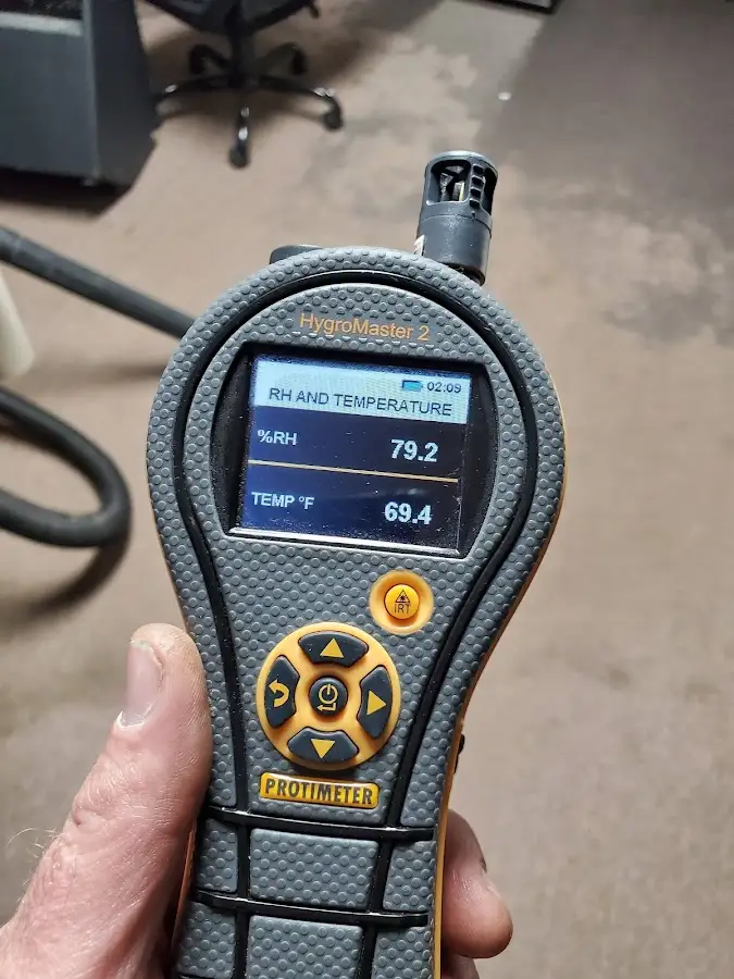 Moisture meter humidity assessment for Mold Remediation & Removal in Flowery Branch